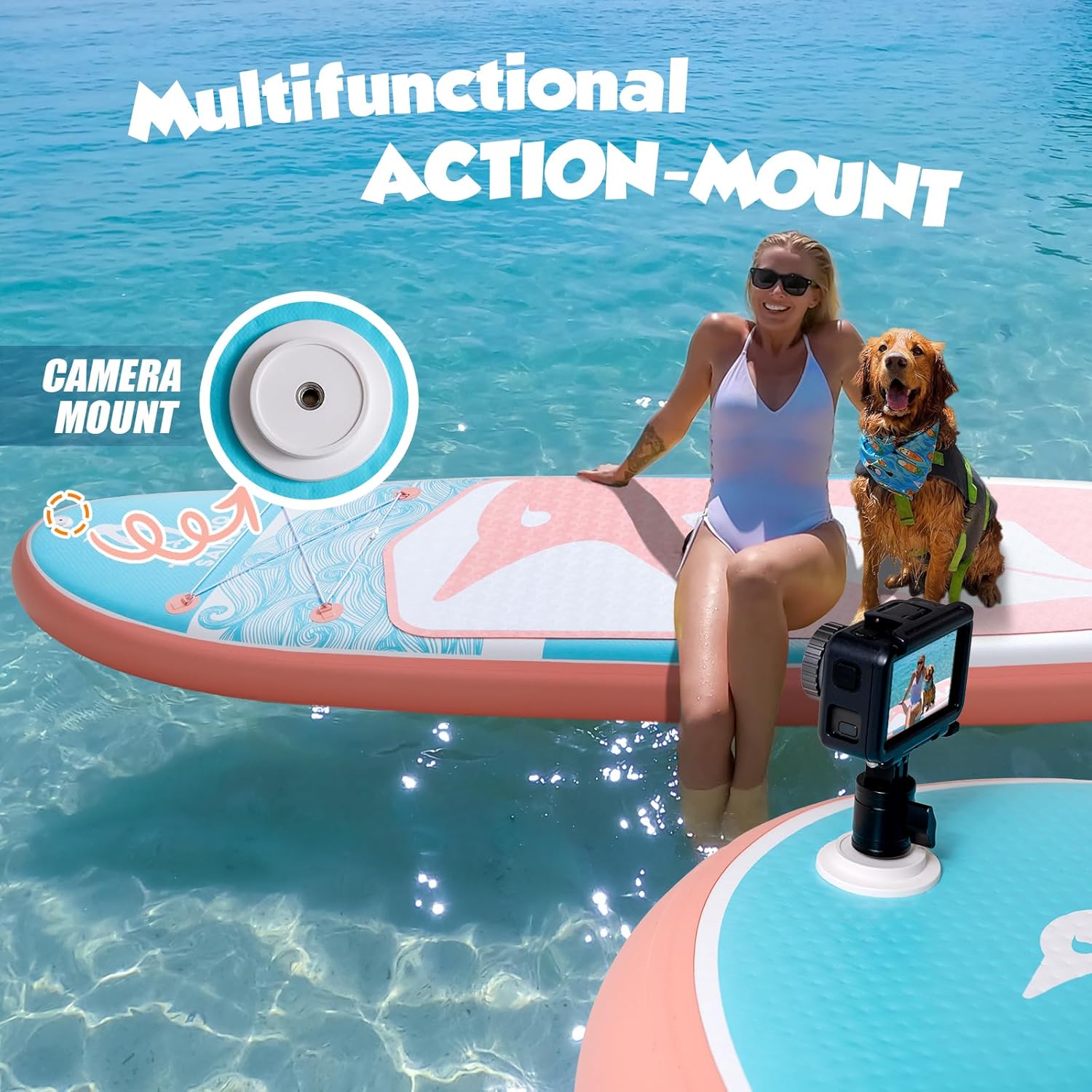 jardinite - Paddle Gonflable Adulte - SUP 320 cm - avec accessoires complets