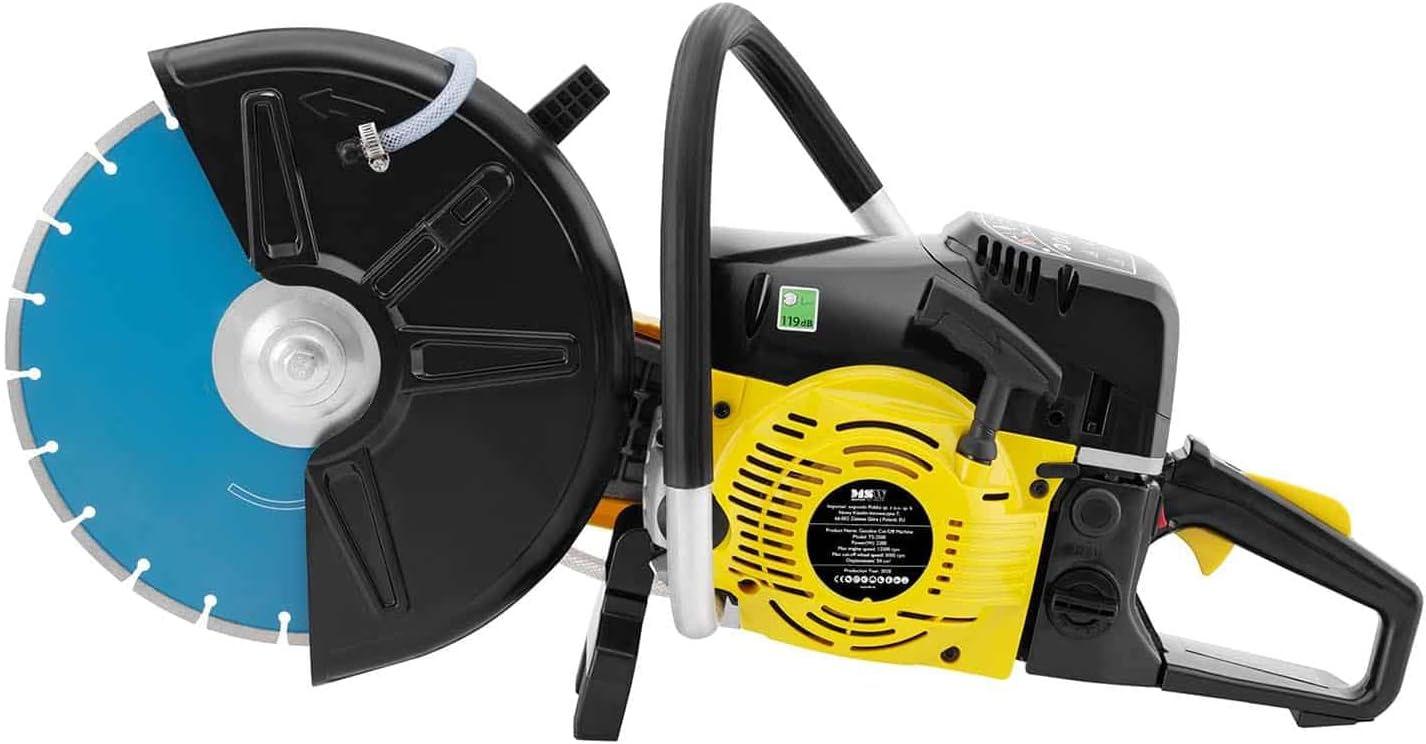 MSW - scie découpeuse thermique TS-2500, 300 mm, 2500W, 100 mm coupe