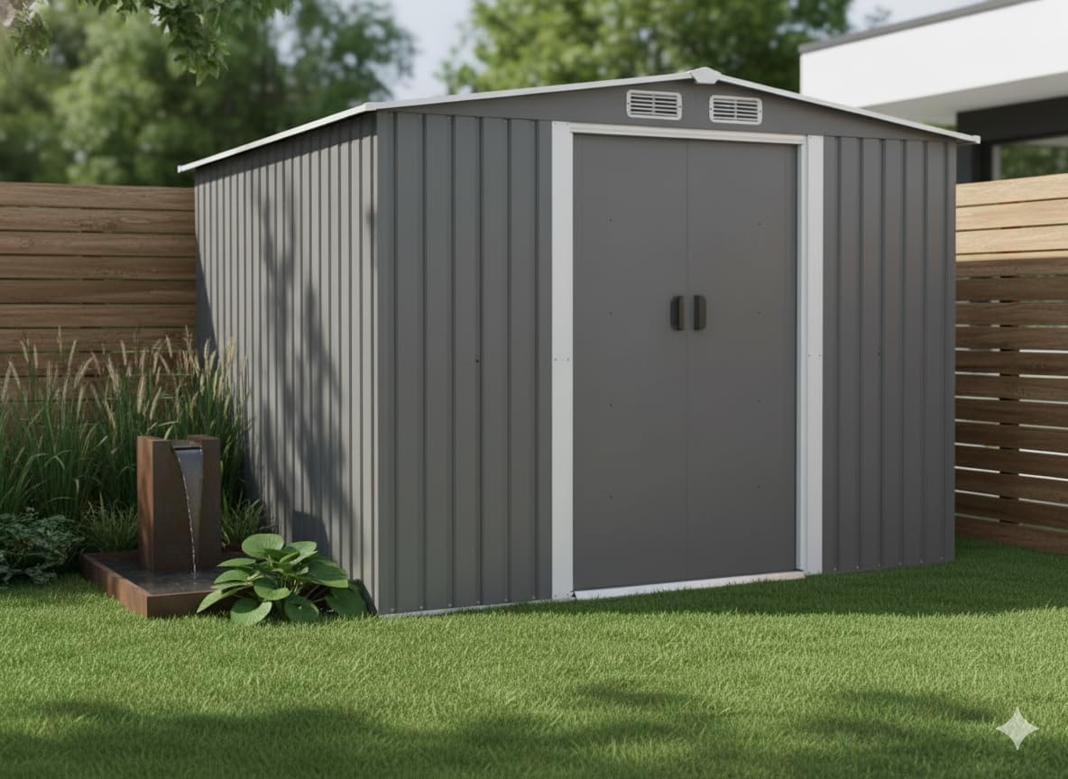 jardinite - Jura - 6.66 m² - Abri métal robuste rangement jardin