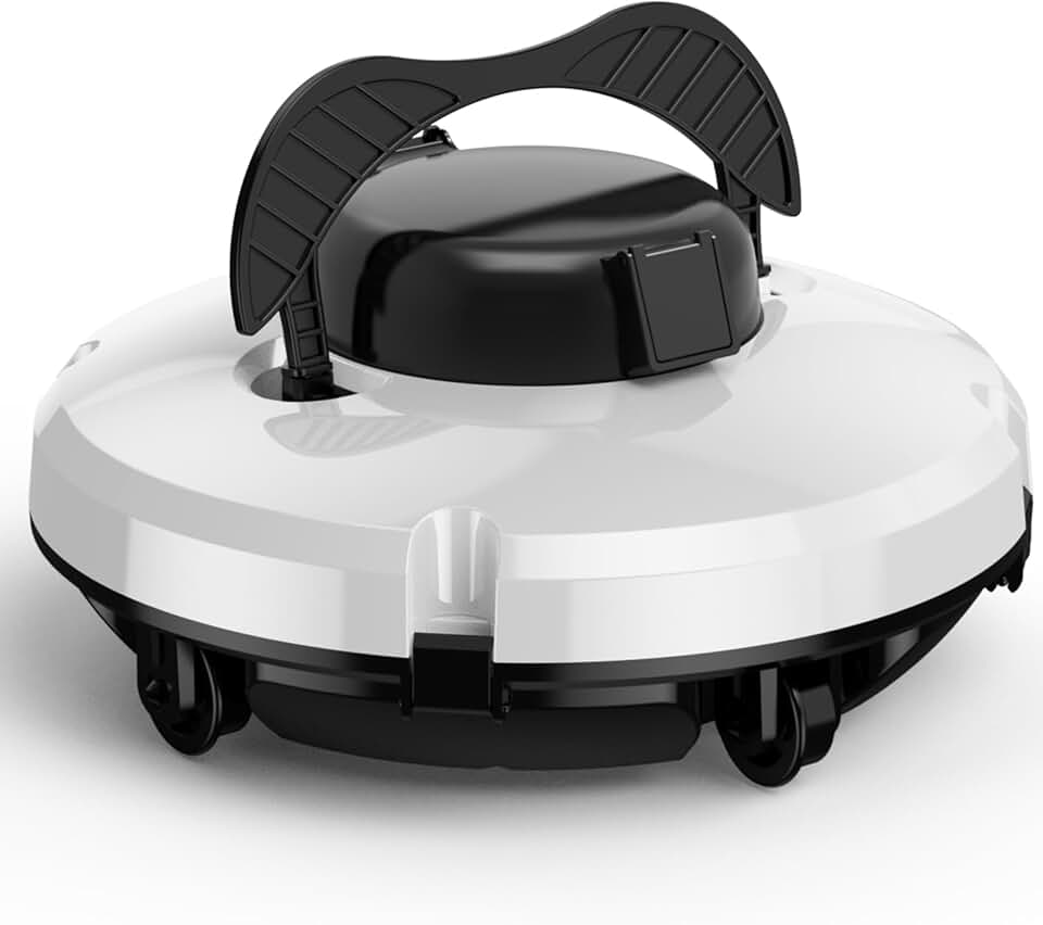 Robot Piscine sans Fil - Double moteur - 100㎡ - Aspiration puissante, 120 min, auto-stationnement