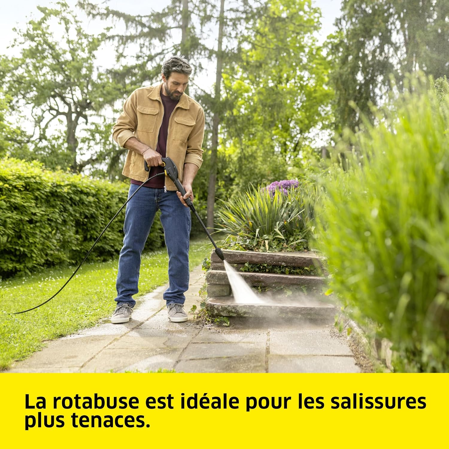 jardinite - K4 Classic - 4,6kg - 130 bar, 420 l/h, kit voiture, Rotabuse