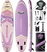 11,6' x 35" Stand Up Paddleboard pliable (SUP) pour adultes Capacité de charge de 450 lbs, antidérapant...