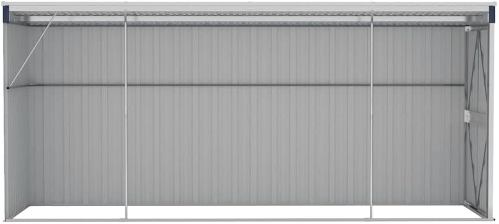 jardinite Abri de Jardin Mural Anthracite 118x382x178 cm Acier,Maison & Jardin, Pelouses & Jardins, Vie en extérieur, Structures extérieures, Cabanes & abris de Jardin, Anthracite (Poids 47.9KG)