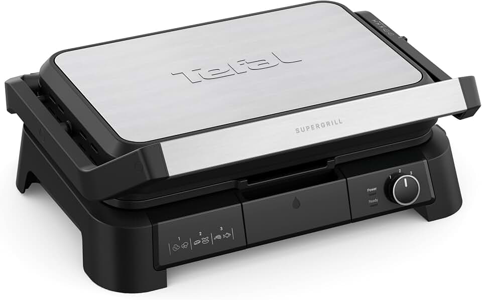 jardinite - SuperGrill 3-en-1 XL - Surface XL - Thermostat réglable, 2200W - GC520DE0