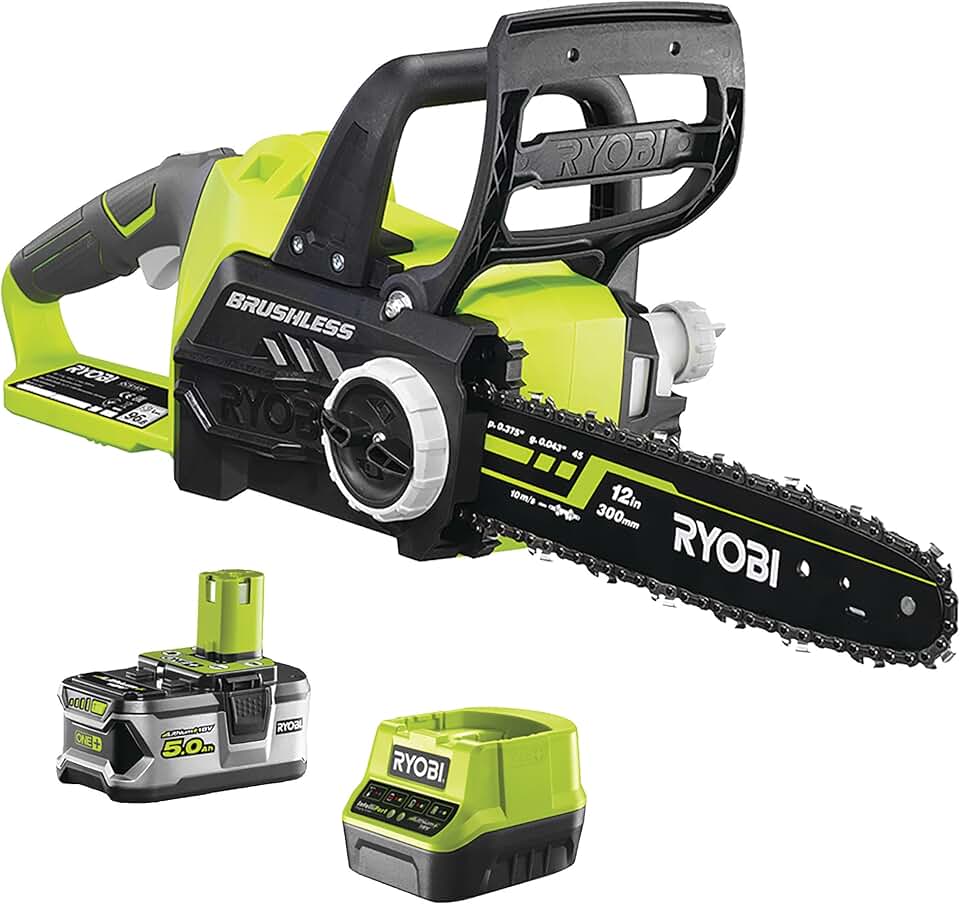 jardinite - tronçonneuse One+ - 30 cm - moteur brushless, batterie 5Ah, RCS18X3050F