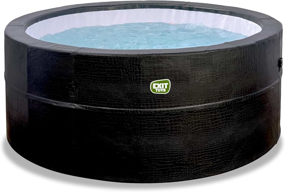 jardinite - Leather Premium Spa extérieur 184x73cm - 4 places, chauffage, 120 jets air