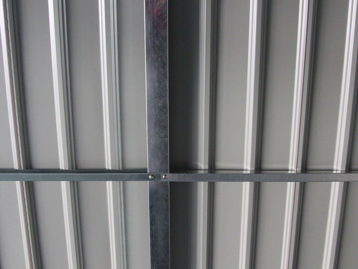 Garage métal Nevada - 15,36m² - porte battante - robuste et spacieux