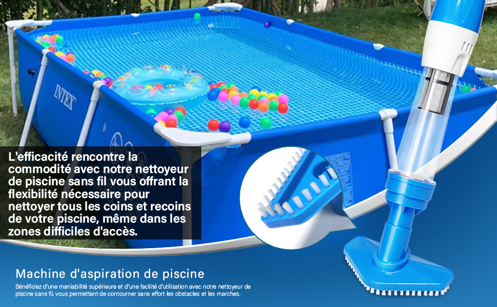 Aspirateur de Piscine sans Fil