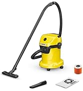 jardinite Aspirateur sec et humide WD 3V-17/4/20, filtre cartouche feutre, 1000 W, réservoir : 17 ...