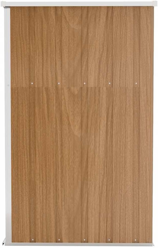 jardinite Remise de Jardin Murale Marron 118x100x178 cm Acier galvanisé,Maison & Jardin, Pelouses & Jardins, Vie en extérieur, Structures extérieures, Cabanes & abris de Jardin, Brun (Poids 22.7KG)