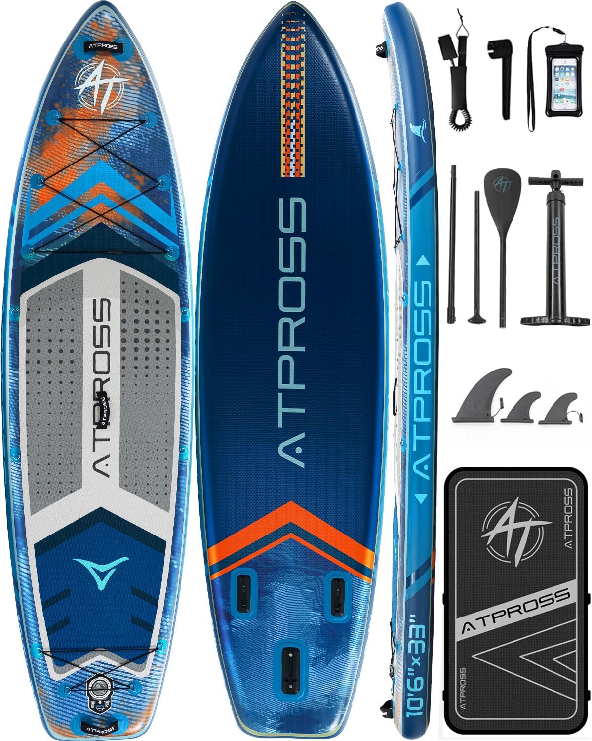 Stand Up Paddle Gonflable Adulte avec Siège Kayak & Accessoires, 320x84cm Planche de Sup Extra Large pour 2 Personnes, Charge 200kg, Kayak Gonflable 2 Places Stable et Antidérapant pour Surf