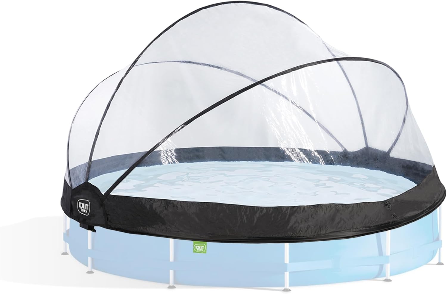 jardinite - Dôme de Piscine - ø366cm - Abri pivotant, installation facile, eau chaude