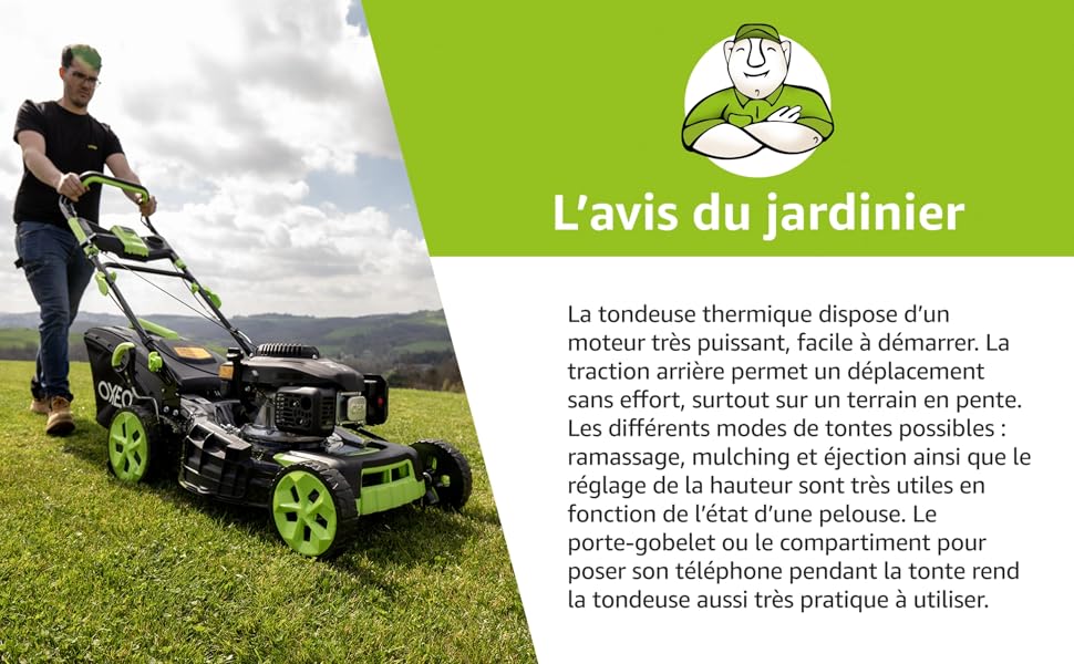 Tondeuse thermique jardinite avis du jardinier
