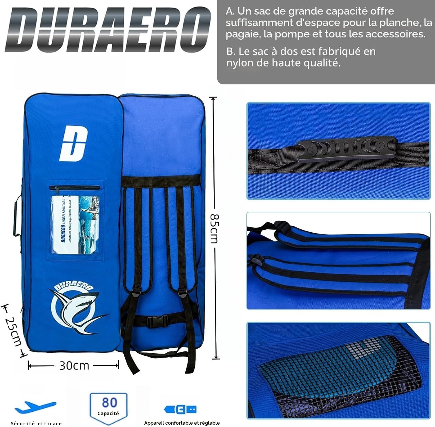 Stand up Paddle gonflable - 330x76x15cm - siège kayak, support GoPro, 150kg, double pagaie, vert menthe