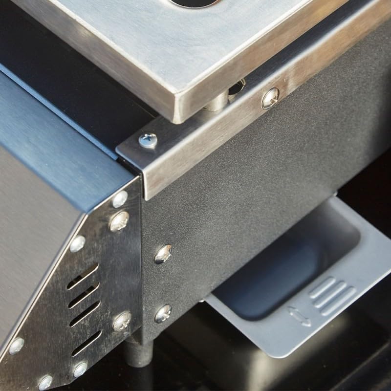 Cooking Box - Plancha gaz Cadix 2 feux - 45,5x36cm inox, tiroir graisse, 6 convives, 6,3 kW - FBT6524/01