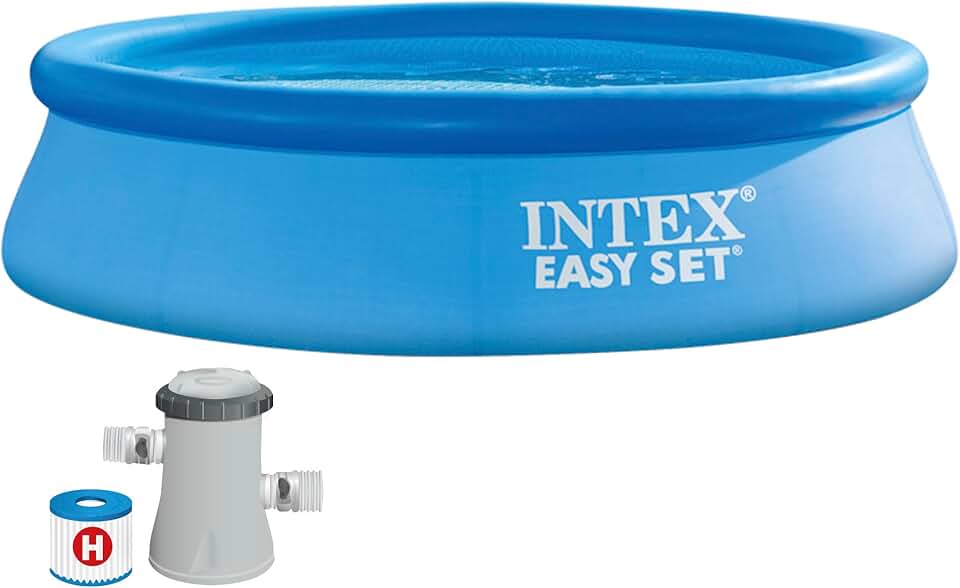 jardinite - Easy Set 28122NP - Piscine autoportée 3,05x0,76m, épurateur 1m3/h