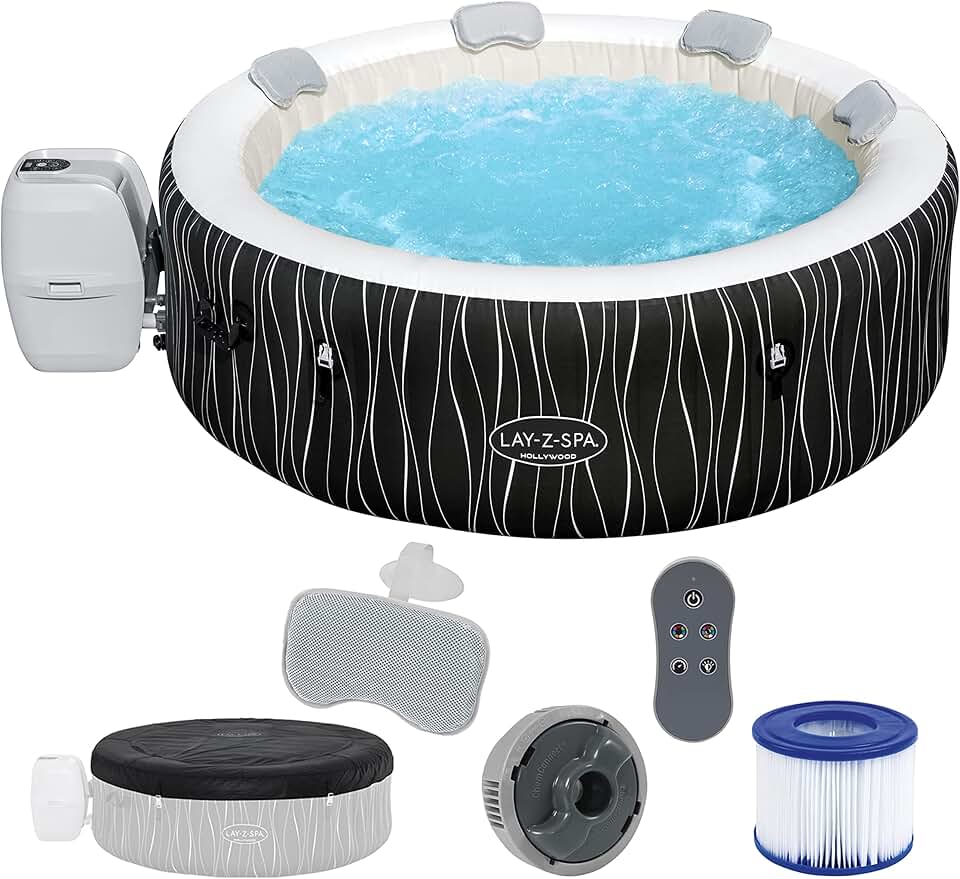 jardinite - jardinite Hollywood - 196x66cm - 4-6 personnes, Airjet
