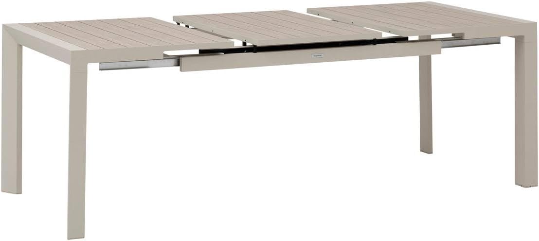 jardinite - Evasion - 8 places extensible - aluminium effet bois
