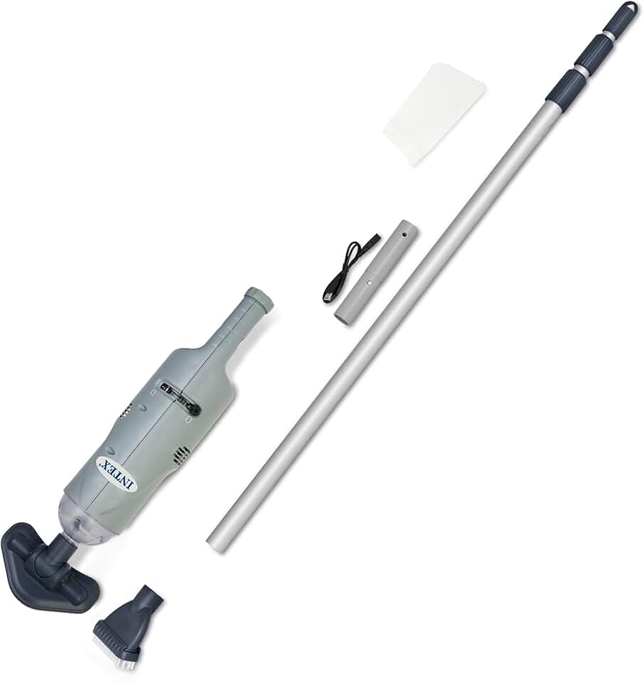 jardinite - aspirateur à main rechargeable - gris - fonctionnalité pool cleaning - 28620EP