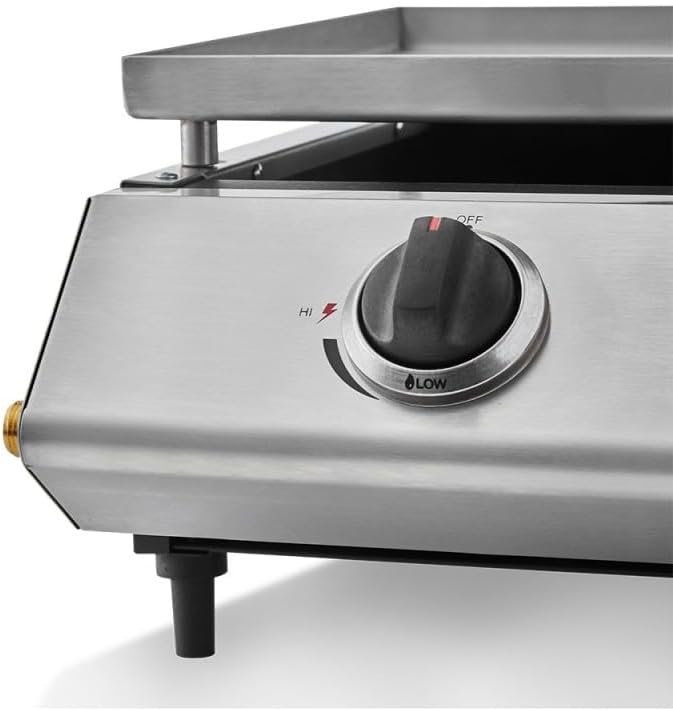 COOKING BOX - Cadix 3 feux - 62x37,5 cm - 3 brûleurs, tiroir graisse, inox