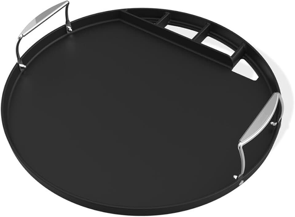 jardinite - Plancha pour barbecue charbon - 57 cm - haute résistance