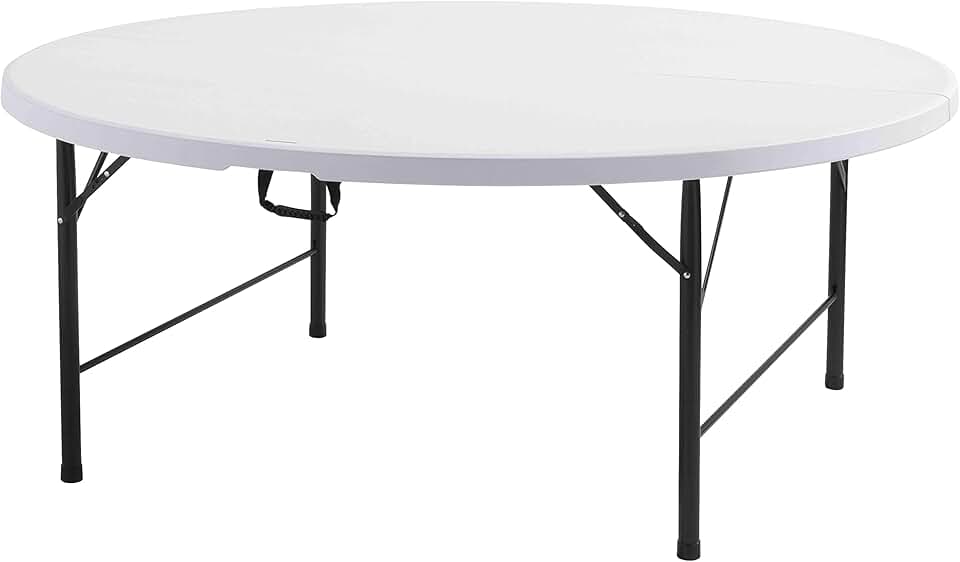 Table pliante ronde - 10 personnes - grande capacité - praticité