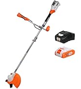 RURIS Débroussailleuse à Batterie 3024e – Moteur sans Balais, Largeur de Coupe 300 mm (Fil) / 255...