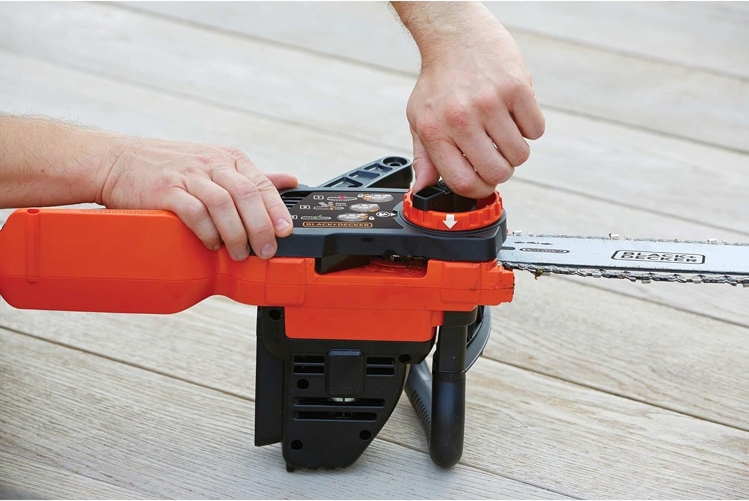 jardinite - Tronçonneuse 36V 30cm, batterie 2Ah, lubrification auto, tendeur sans outil - GKC3630L20-QW