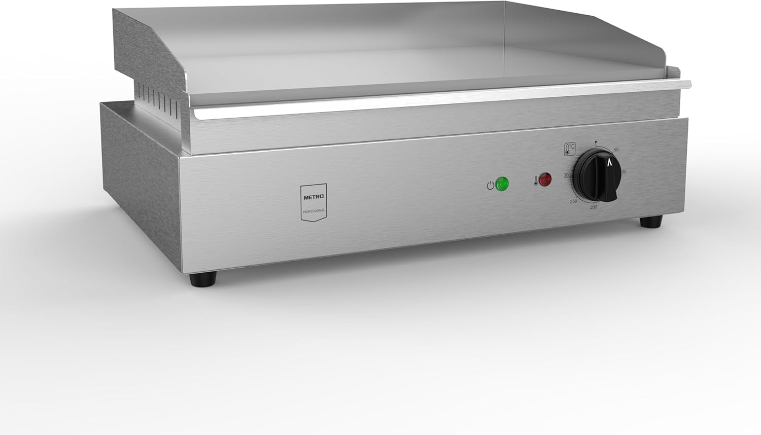 METRO - Plancha électrique inox - 55x41,7x24 cm - ramasse-jus, protection surchauffe - GEG2101