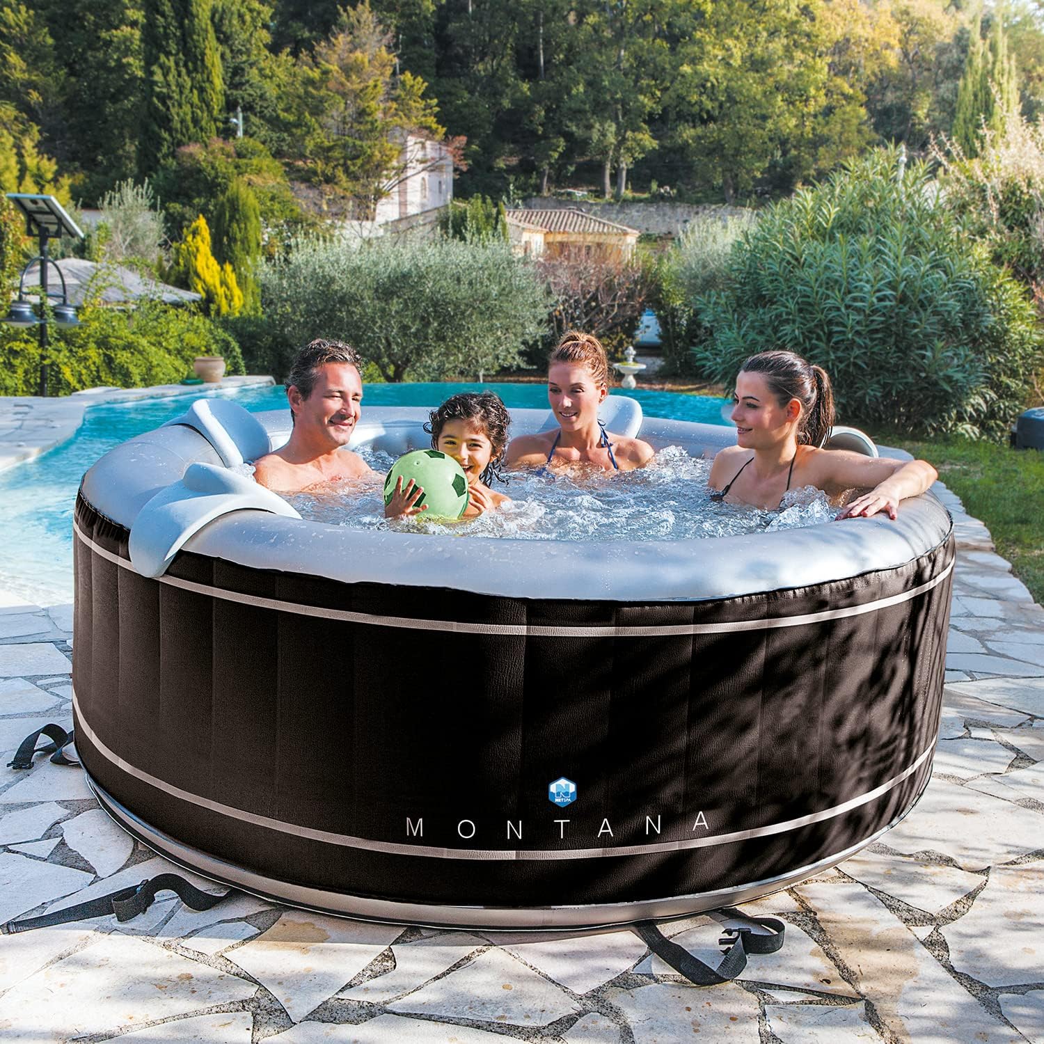 NetSpa - Montana - 175x70 cm - spa gonflable rond 4 places