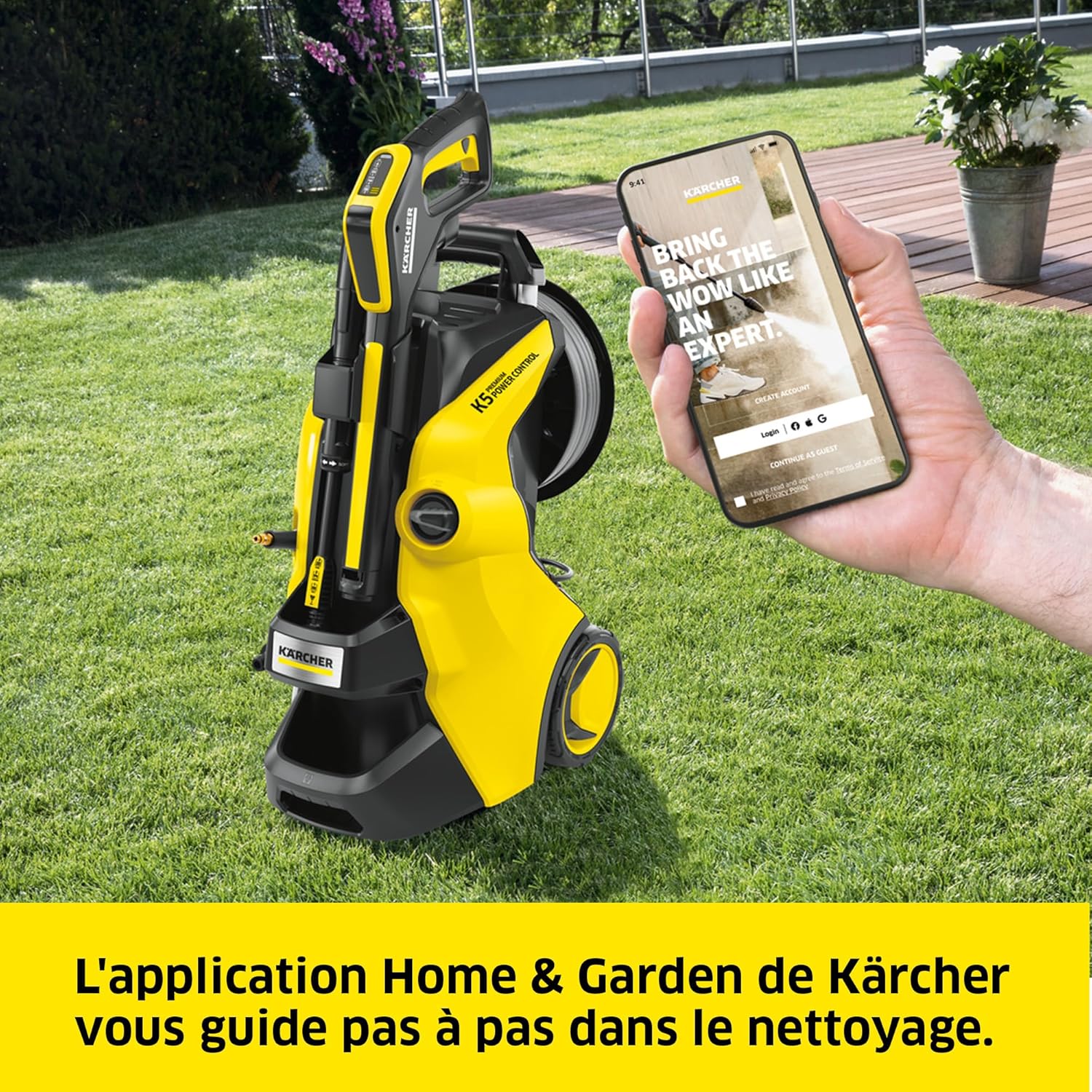 jardinite - K 5 Premium - 12,5 kg - 145 bar, 500l/h, 40m²/h, accessoires
