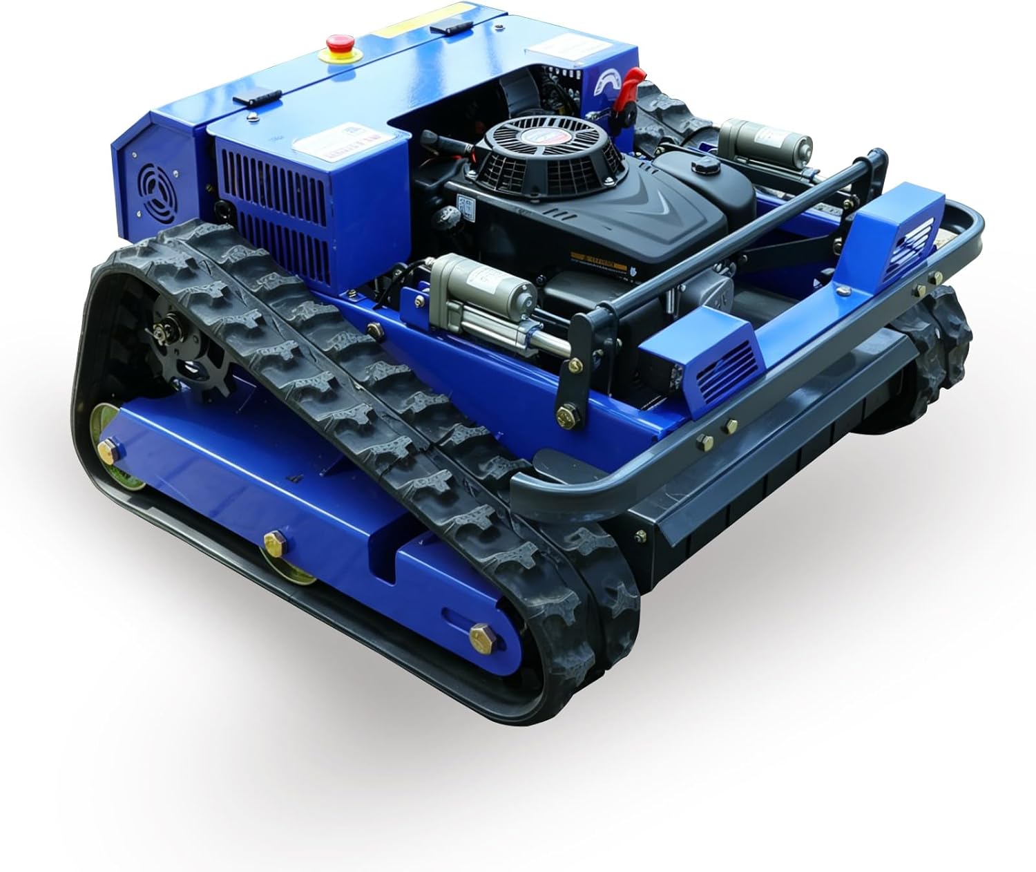 Tondeuse à gazon - hybride huile/électrique - tout-terrain - 4WD, télécommandée