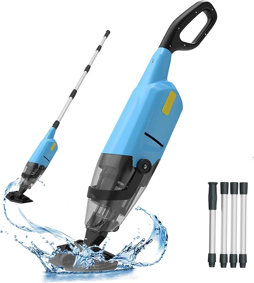 Aspirateur de piscine sans fil - 90min d’autonomie - 4088 L/h - idéal spas