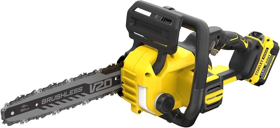 jardinite - Fatmax V20 - 30 cm tronçonneuse sans balais, 18V, 4Ah, SFMCCS730M1-QW