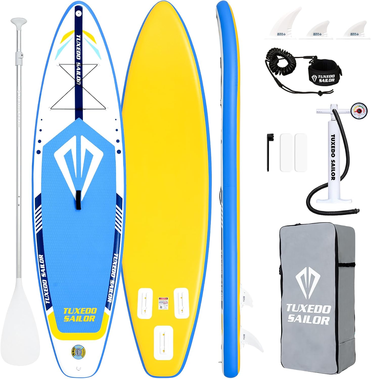 Tuxedo - Sailor - planche 320x81x15cm - SUP gonflable avec accessoires complets