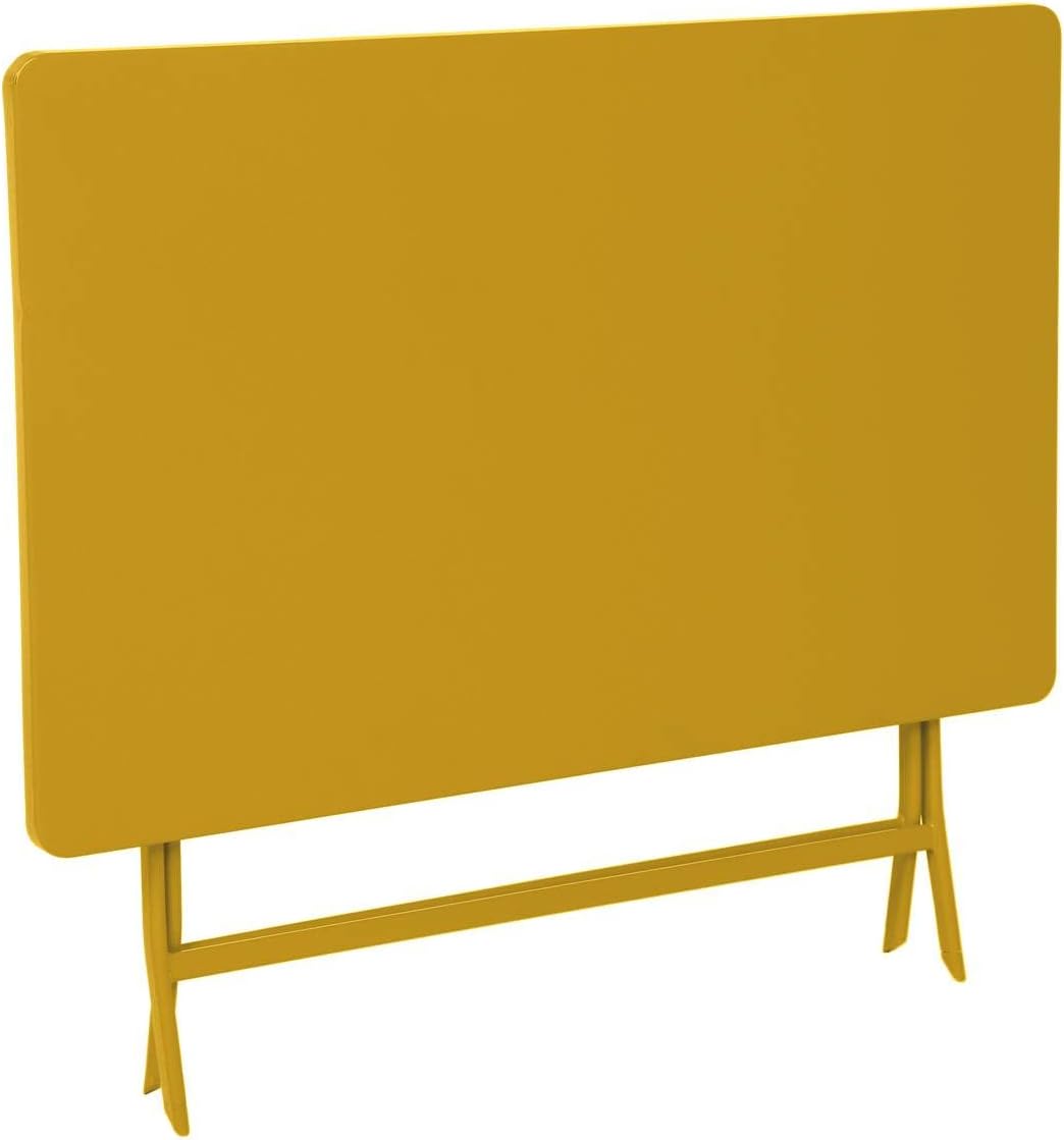jardinite - Greensboro - rectangulaire pliante 4 places - acier epoxy antirouille