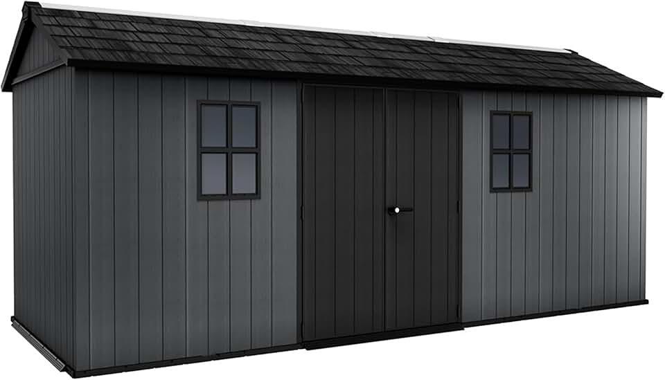 jardinite - Newton Plus - 11,2 m² abri jardin bois gris 1775