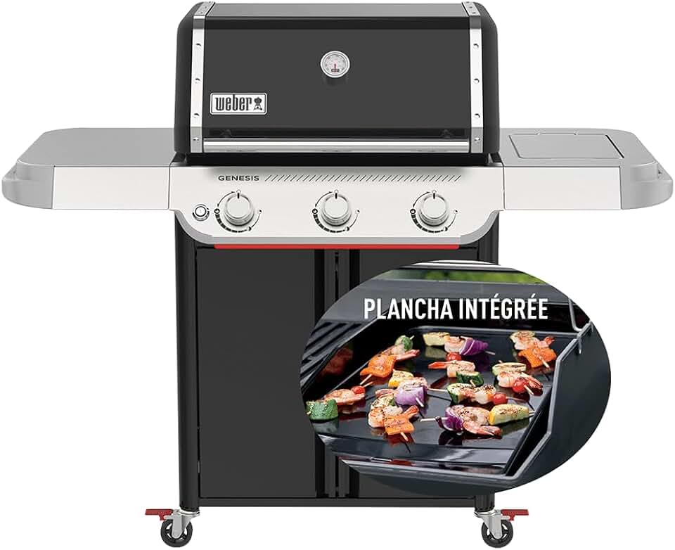 jardinite - Genesis E-315W - barbecue gaz plancha - 3 brûleurs puissants