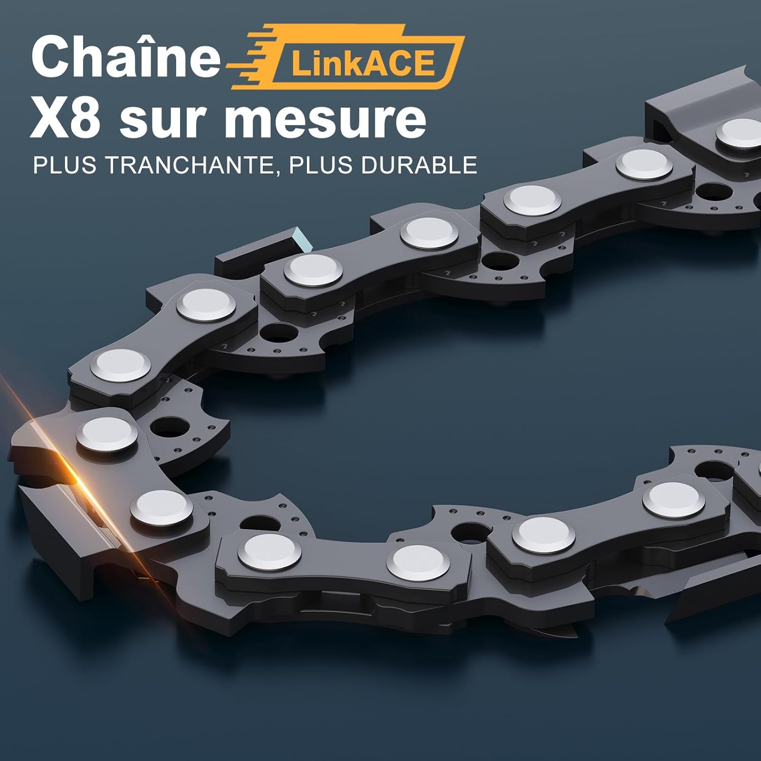 8 Pouces Tronconneuse a Batterie, Mini Tronçonneuse Électrique Sans Fil Brushless à Batterie 8000mAh, avec Injecteur de Lubrifiant de la Chaîne pour la Coupe du bois, l'élagage le Jardin(1200W)