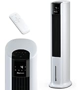 jardinite Rafraîchisseur d’Air Colonne 3 en 1, 7L avec 7 Vitesses, 3 modes de fonctionnement, Os...
