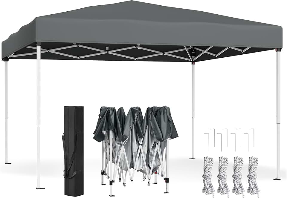 jardinite - tonnelle pliante - 3x3 m - résistante, solaire, portable GCT102GZ01