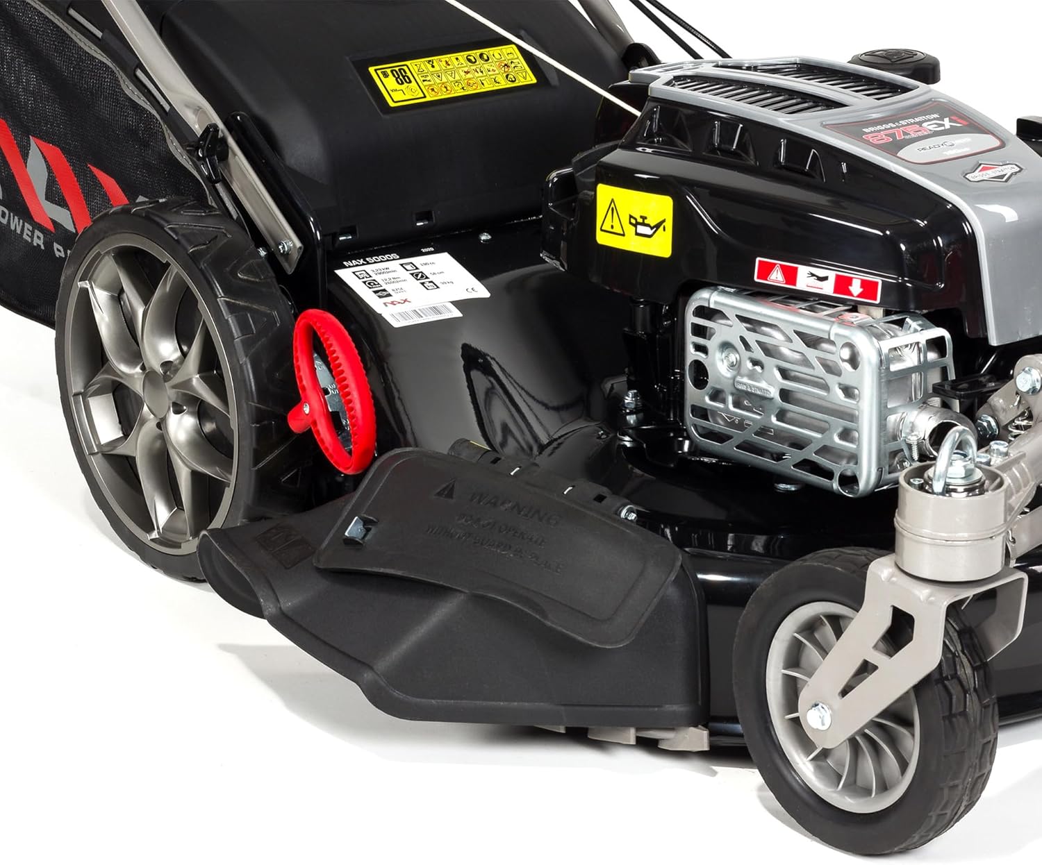 NAX POWER PRODUCTS - Briggs & Stratton 875Exi 190cm³ - coupe 56cm, panier 75L, roues pivotantes - 5000S