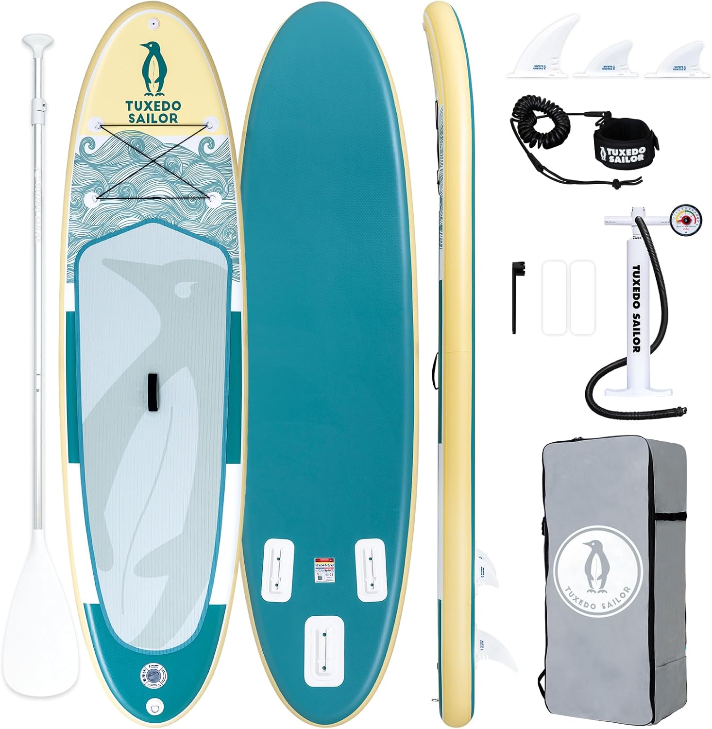 jardinite - Paddle gonflable adulte - planche SUP avec accessoires complets