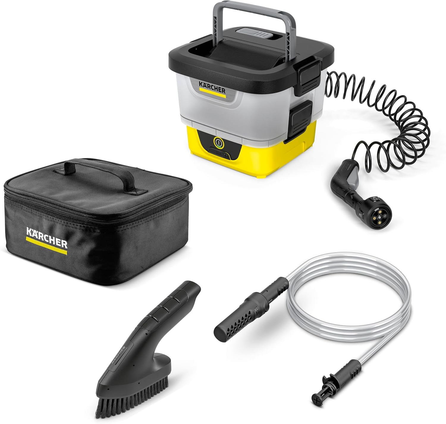 jardinite - OC 4 Adventure - 27x23x39 cm - nettoyeur extérieur mobile, 8L, batterie lithium-ion