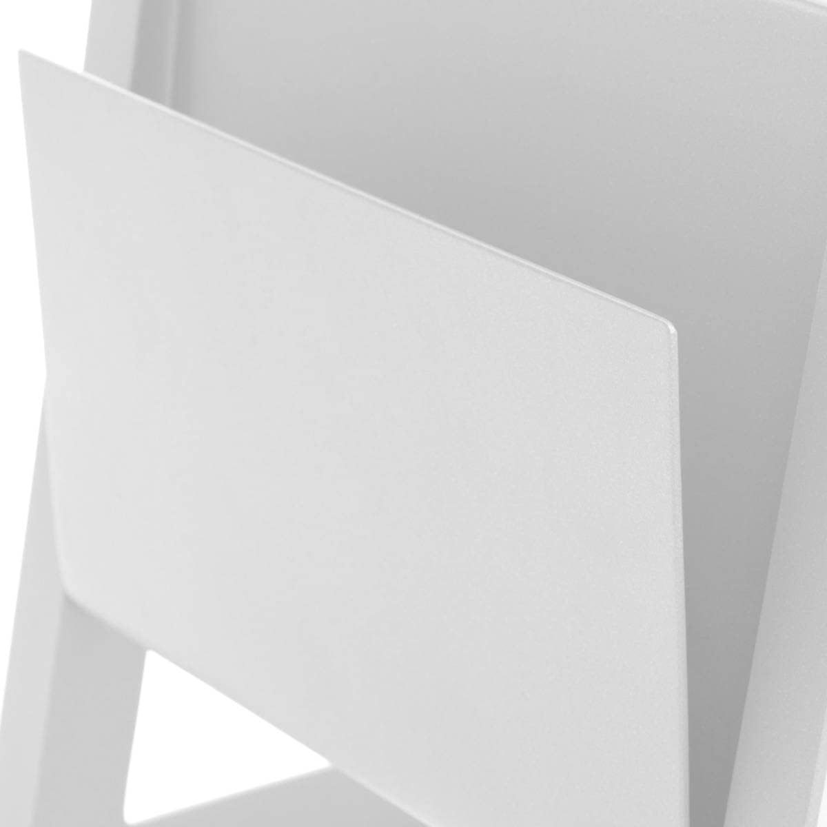 jardinite - table d'appoint Allure - 50x50 cm - acier blanc