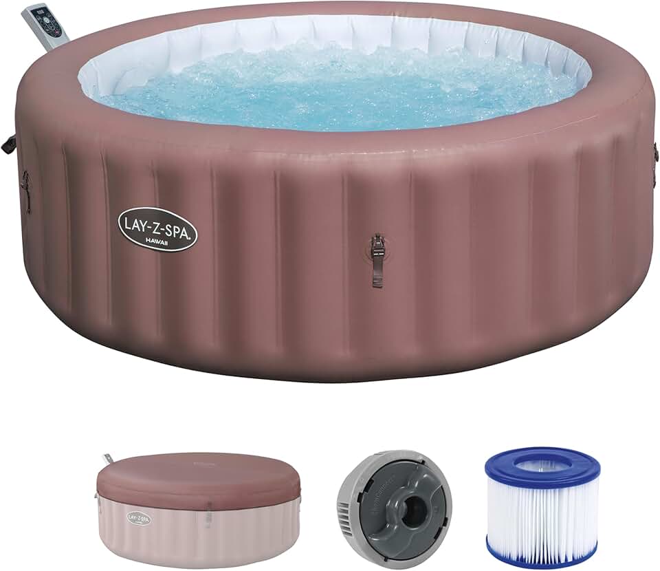 jardinite Spa gonflable rond Hawaii Smart AirJet Energy Sense 4 - 6 places