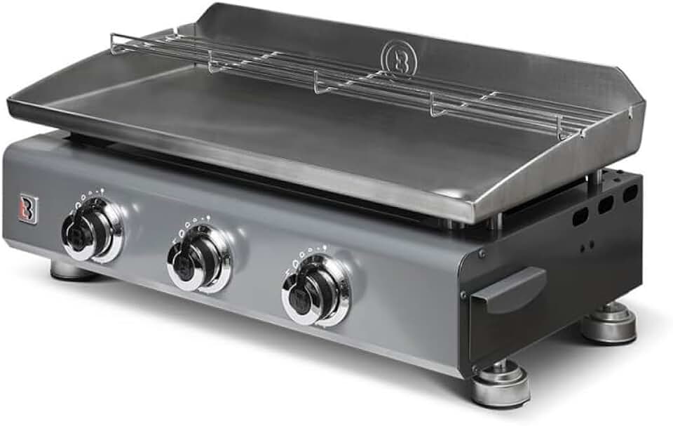 Favex - Silvia II G - 67x34 cm - plancha gaz 3 feux inox, cuisson homogène