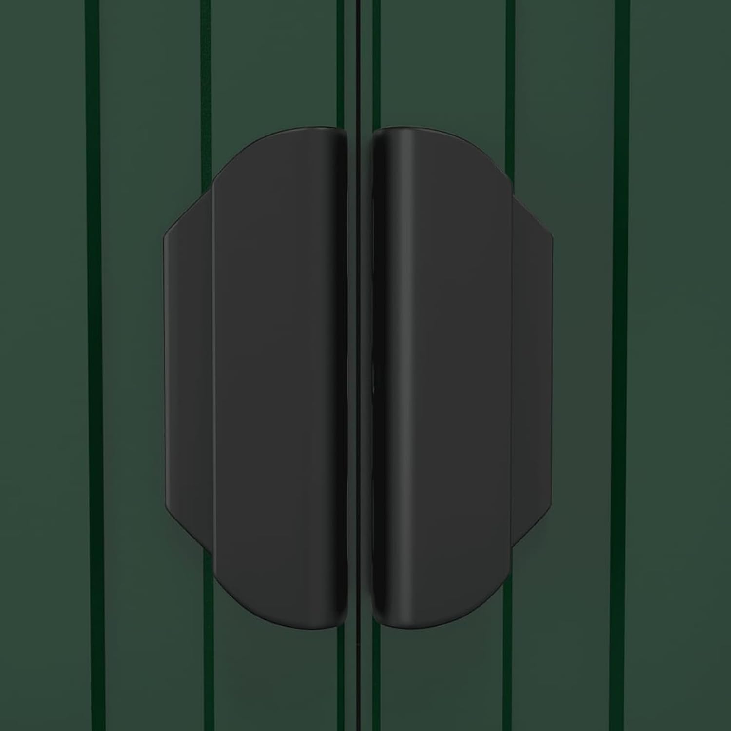 Abri de jardin acier galvanisé vert, 192x108x223cm, extérieur