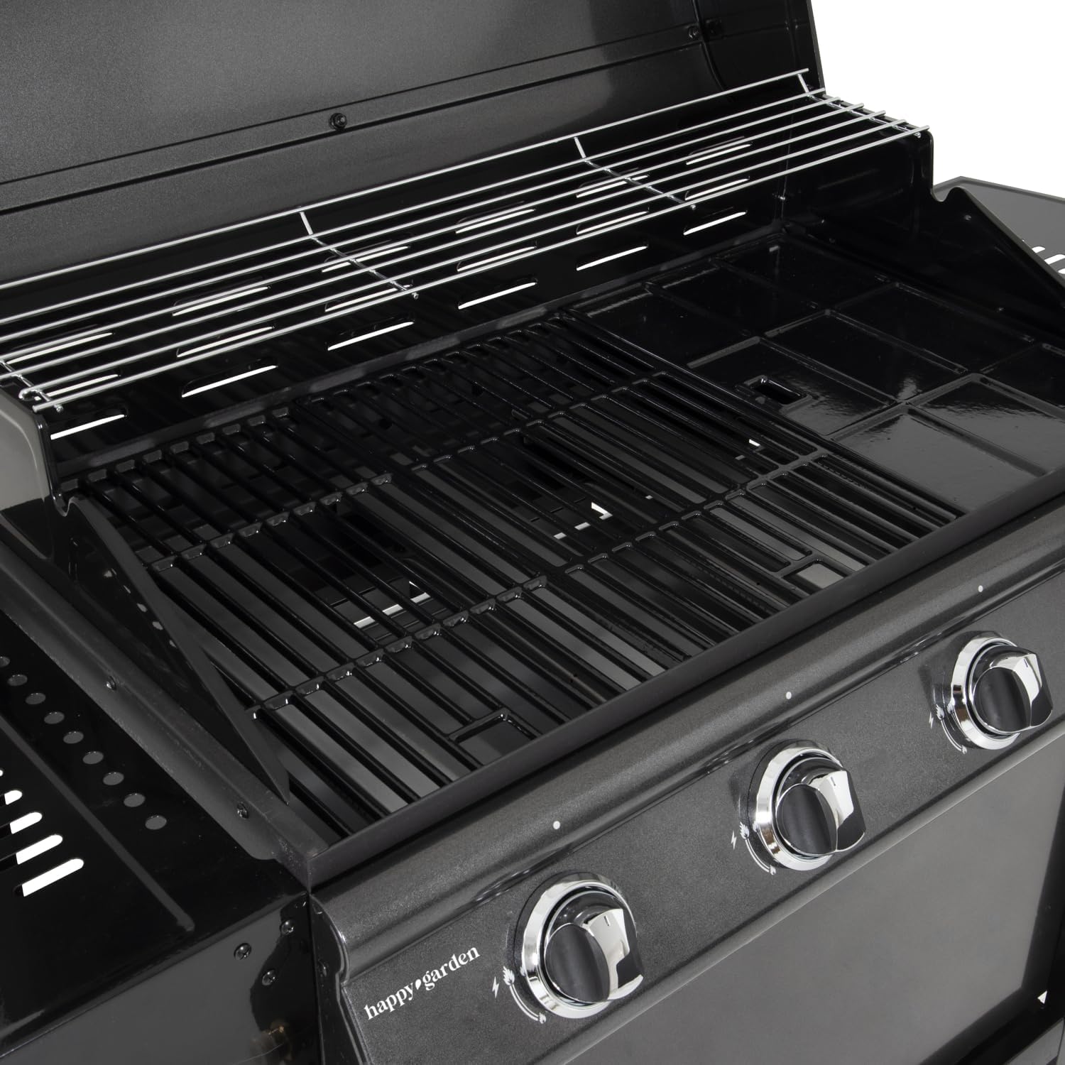 jardinite - Barbecue gaz RENO - 4 brûleurs 14kW avec thermomètre
