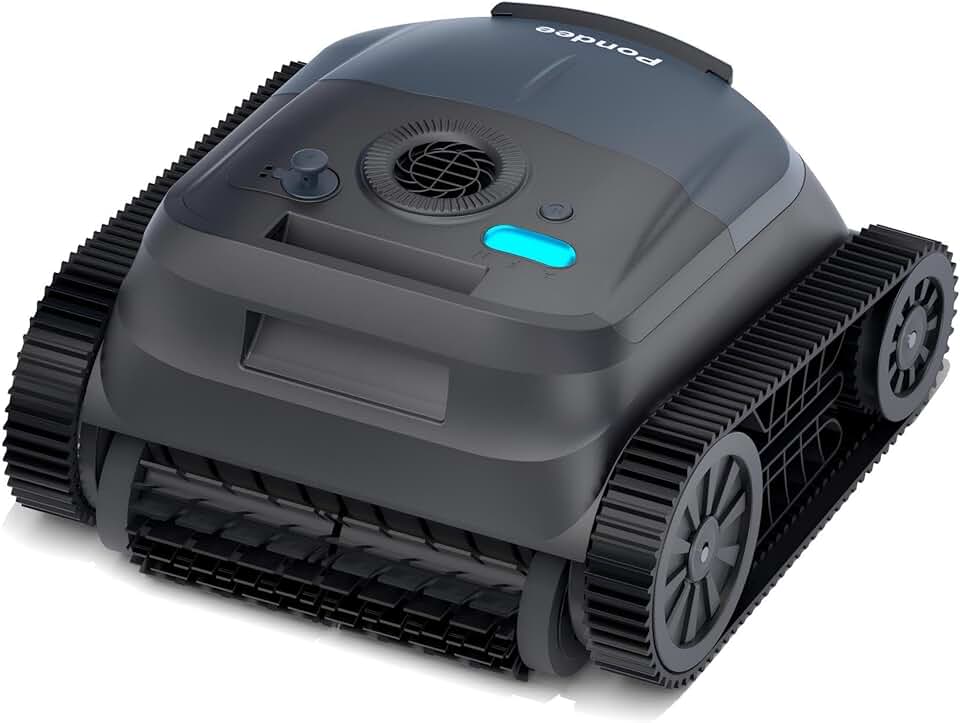 (Upgrade 2026) jardinite X5 Robot de Piscine sans Fil Fond et Parois, Aspirateur 21 m³/h Saugkraft, Navigation Intelligente, 3 Moteurs Brushless, Autonomie 180 Min, Ligne d'eau, Bassins jusqu'à 300m²